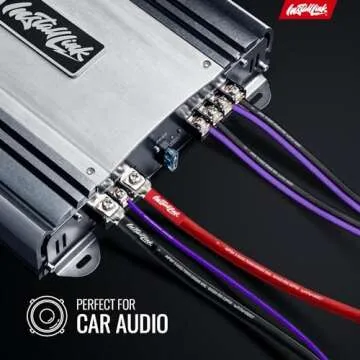 Install Link 10 AWG Gauge Speaker Wire Cable (50 Feet) Stereo, Car or Home Theater, CCA