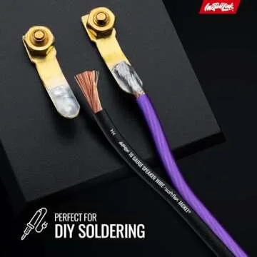 Install Link 10 AWG Gauge Speaker Wire Cable (50 Feet) Stereo, Car or Home Theater, CCA