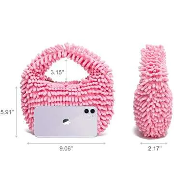 Chic CATMICOO Y2K Fuzzy Purse for Stylish Women