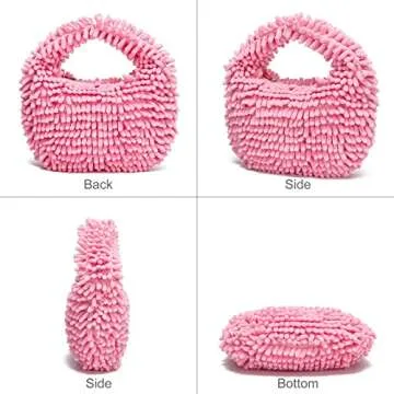 Chic CATMICOO Y2K Fuzzy Purse for Stylish Women