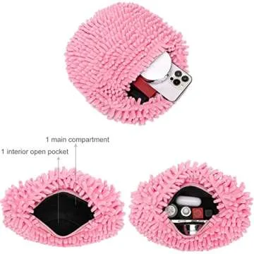 Chic CATMICOO Y2K Fuzzy Purse for Stylish Women