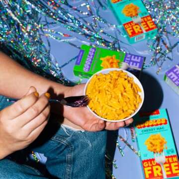 GOODLES Gluten-Free Cheddy Mac 6-pack, 6oz - 13g Protein & 4g Fiber per serving, 21 Nutrients from Plants and Made with REAL Cheese | Kosher | Certified Gluten Free