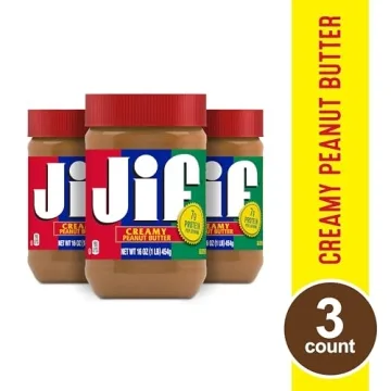 Jif Creamy Peanut Butter 3-Pack 16 Oz Each