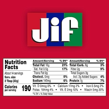 Jif Creamy Peanut Butter 3-Pack 16 Oz Each