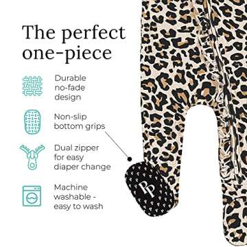 Posh Peanut Baby Girls' Footie Pajamas – Comfort & Style