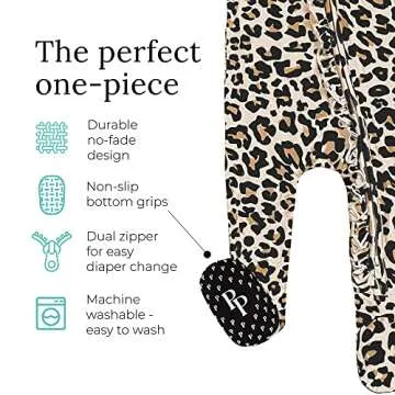Posh Peanut Baby Girls' Footie Pajamas – Comfort & Style