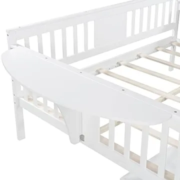DNYN Full Size Daybed with Storage Drawers for All Spaces
