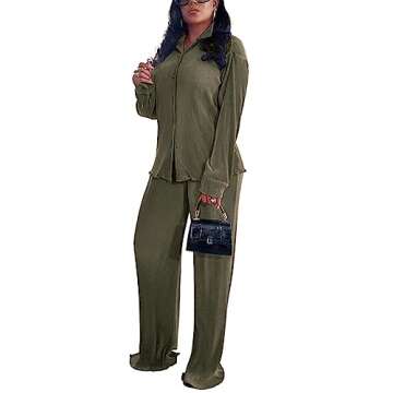 Kaimimei Casual 2 Piece Outfit - Stylish Comfort for Women