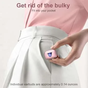 ZIUTY Wireless Earbuds with 50hrs Playtime & HD Sound