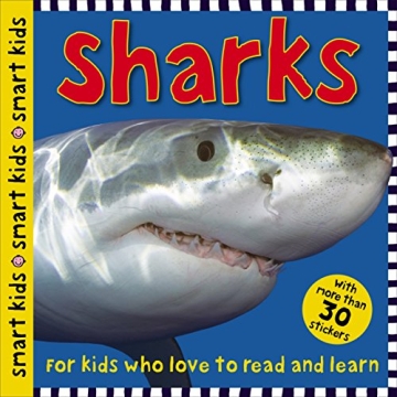 Smart Kids Sharks Book with 30+ Stickers for Kids