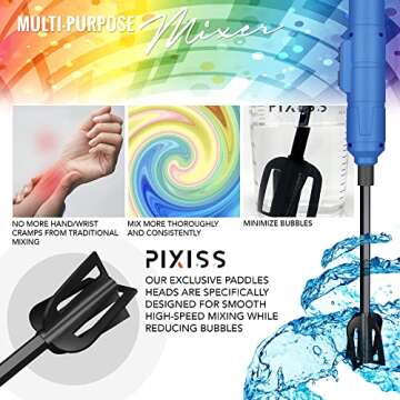 Rechargeable Epoxy Mixer - Handheld Electric Resin Stirrer