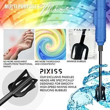 Rechargeable Epoxy Mixer - Handheld Electric Resin Stirrer