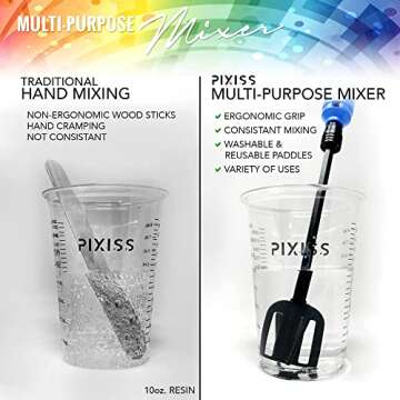 Rechargeable Epoxy Mixer - Handheld Electric Resin Stirrer
