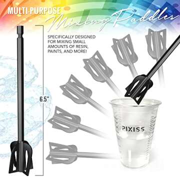 Rechargeable Epoxy Mixer - Handheld Electric Resin Stirrer