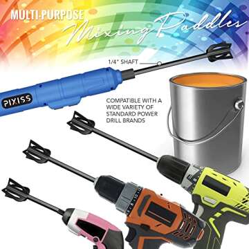 Rechargeable Epoxy Mixer - Handheld Electric Resin Stirrer