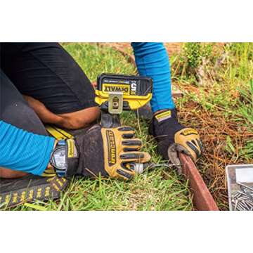 Ironclad Ranchworx Work Gloves RWG2, Premier Leather Work Glove, Performance Fit, Durable, Machine Washable, (1 Pair), RWG2-05-XL,Brown/Black