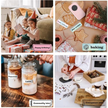 Phomemo D30 Portable Bluetooth Label Maker for Easy Organization