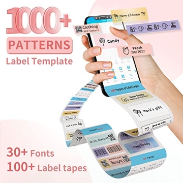 Phomemo D30 Portable Bluetooth Label Maker for Easy Organization