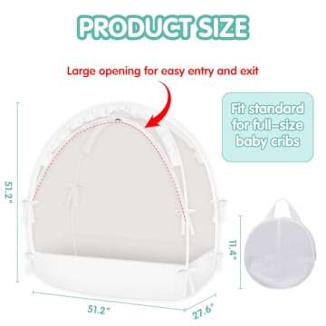 Top-Rated Crib Tent for Baby Safety and Comfort