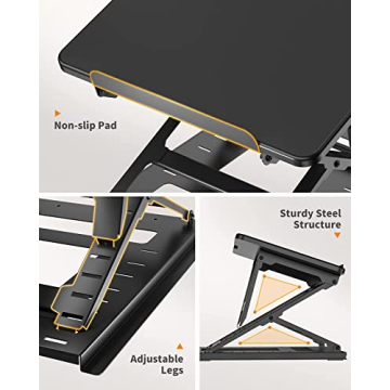 HUANUO Adjustable Laptop Stand - Ergonomic & Portable