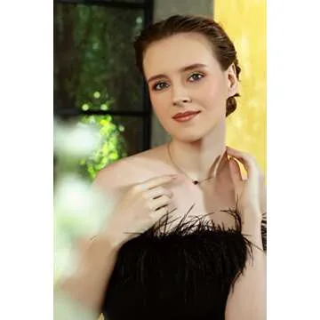 Beautiful Ruby Necklace for Women - Dainty Gold Choker