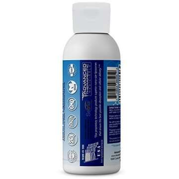 ADVANCED THERAPEUTIC MEDICINALS Advanced Liposomal Glutathione Supplement | 4 oz 500mg | Organic Nano Glutathione Liposomal Liquid | L-Glutathione Reduced Liposomes No Soy, Non GMO, Vegan, USA