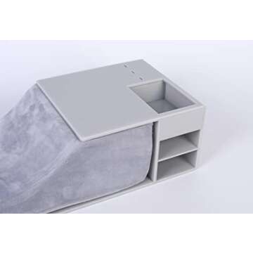 Eyelash Extension Pillow Shelf Stand, Makeup Tool Display Cabinet Shelves, Tool Organizer For Eyelash Extension Pillow - Grey