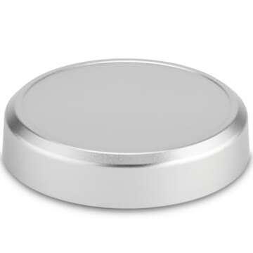 Haoge Cap-X54W Metal Lens Cap for Fujifilm X100VI Fuji X100V Camera Silver Compatible with Haoge LH-...