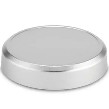 Haoge Cap-X54W Metal Lens Cap for Fujifilm X100VI Fuji X100V Camera Silver Compatible with Haoge LH-...