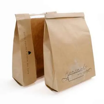 Kraft Paper Bread Bags for Gifting Homemade Treats