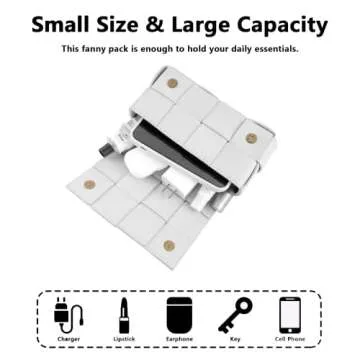 Woven Fanny Pack for Women - Stylish & Versatile Bag