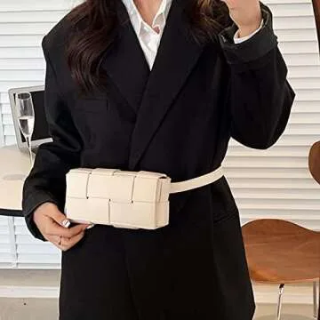 Woven Fanny Pack for Women - Stylish & Versatile Bag