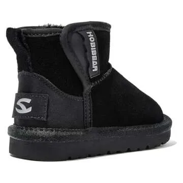 HOBIBEAR Toddler Winter Boots - Faux Fur Lined Comfort