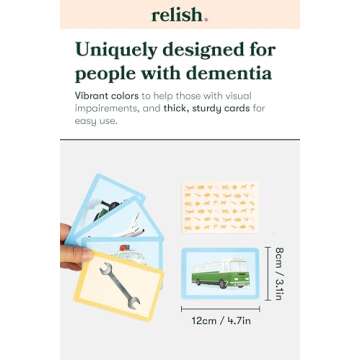Relish Category Snap - Matching Card Game, Dementia Activities for Seniors, Alzheimer's Products