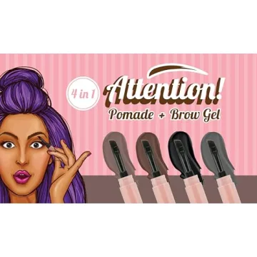 J.CAT BEAUTY 4-in-1 Brow Pomade & Gel - Ebony