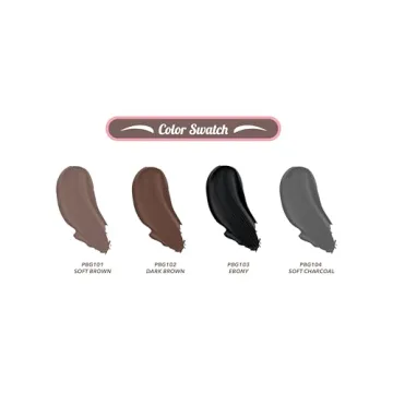 J.CAT BEAUTY 4-in-1 Brow Pomade & Gel - Ebony