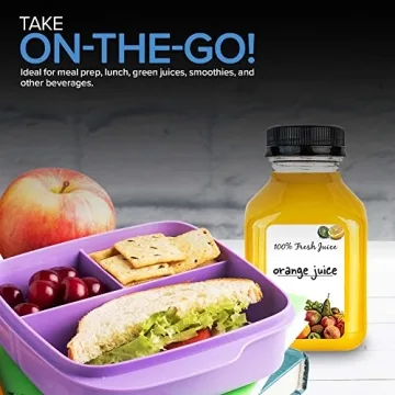 8 oz Reusable Juice Bottles - Ideal for Kids & Family