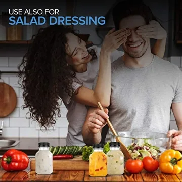 8 oz Reusable Juice Bottles - Ideal for Kids & Family