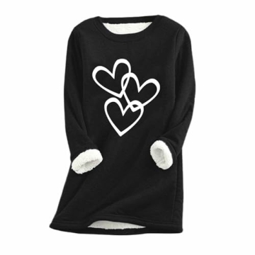 Cozy Fleece Crewneck Sweatshirt for Women in Various Colors
