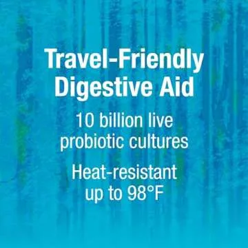 Natural Factors, TravelBiotic, Supports Colon and Immune Health, Shelf Stable Probiotic Supplement, 10 Billion CFU, Vegan, 60 Capsules (60 servings)