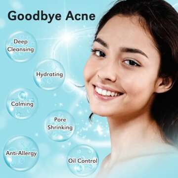 Teen Woman Gifts,Skin Care,Skincare,Hydrate,Oil Control,Pore Shrinking,Anti-Allergy Facial Skin Care Routine Set Kit Products Gift for Teen Stocking Stuffers Girls Boys 10-12 16-18 &Women for All Skin