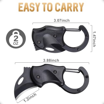 Handy EDC Keychain Knife for Men - Perfect Gifts!