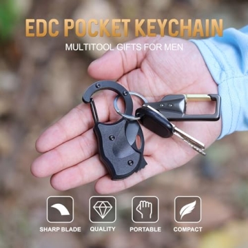 Handy EDC Keychain Knife for Men - Perfect Gifts!