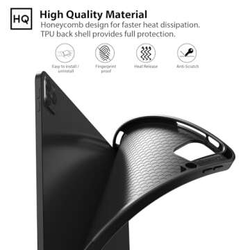 ZtotopCases for iPad Pro 12.9 Inch Case 6th/5th/4th/3rd Generation 2022/2021/2020/2018 with Pencil H...