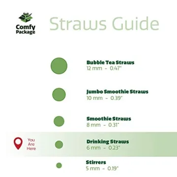 Vibrant Eco-Friendly Paper Straws - 200 Pack