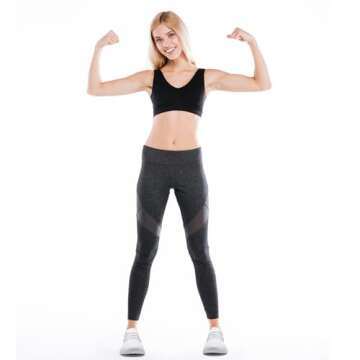 Linenghs White Running Shoes for Womens Fashion Sneakers Gym Tennis Lightweight Sports Workout Shoes,White,8.5