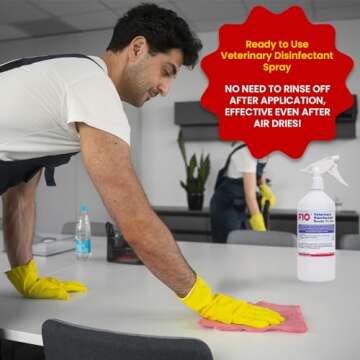 F10 SC Ready to Use Veterinary Disinfectant & Cleaner for Kennels, Litter Box, Cage, Terrariums, Hab...