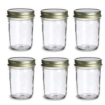 Nakpunar 12 pcs Gold Mason Jar Lids - Regular Mouth - Made in USA