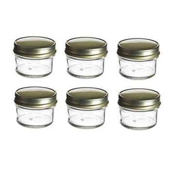Nakpunar 12 pcs Gold Mason Jar Lids - Regular Mouth - Made in USA