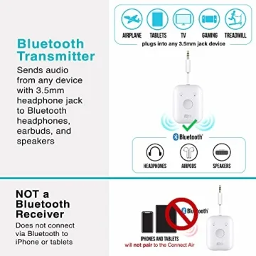 MEE audio Connect Air Wireless Transmitter for 2 AirPods